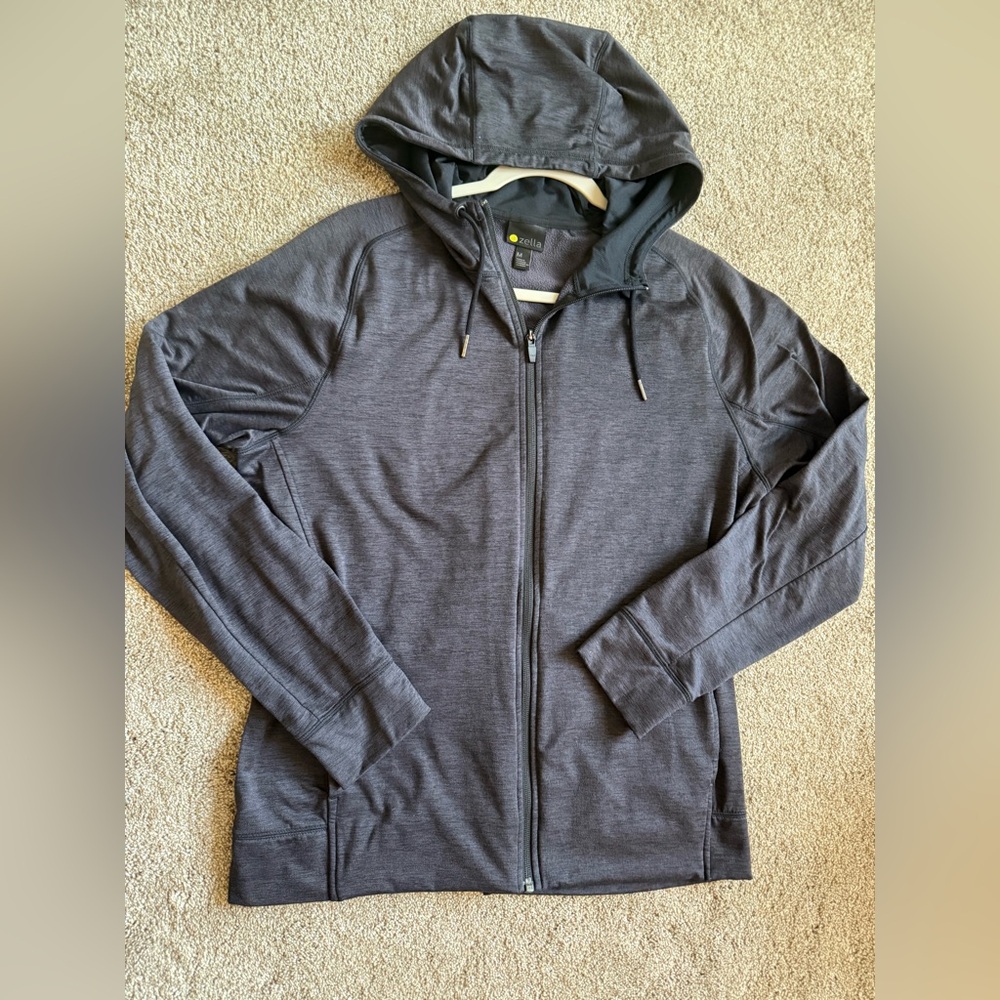 Men’s Zella Charcoal Zip-Up Jacket